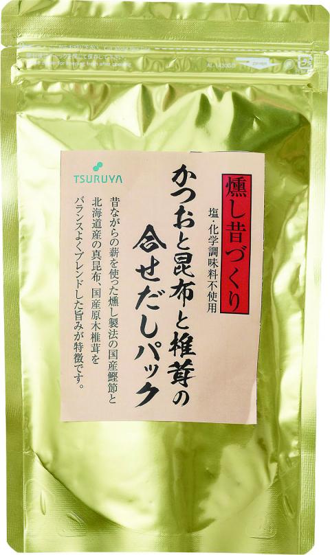 かつおと昆布と椎茸の合せだしパック