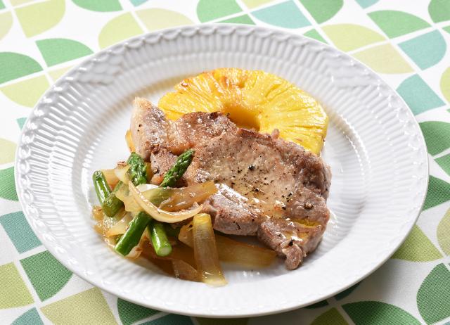 ポークソテー 焼パイナップル添え おすすめレシピ スーパーマーケット Tsuruya ツルヤ
