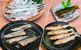 さんまの塩焼、あゆの塩焼など