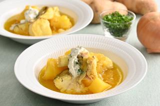 たらとじゃがいものブイヤベース