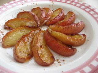 ココナッツオイルで焼りんご