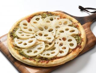 野菜ピッツァ「れんこん」