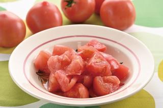 ふつうのトマトのマリネ