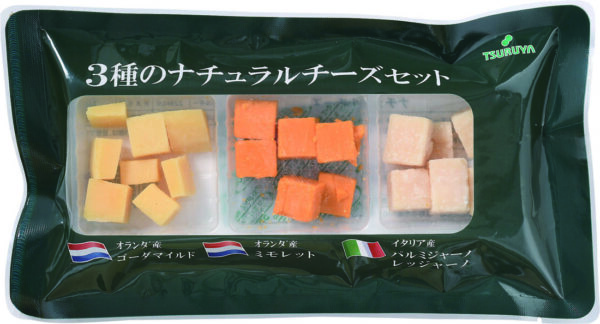 ３種のナチュラルチーズセット